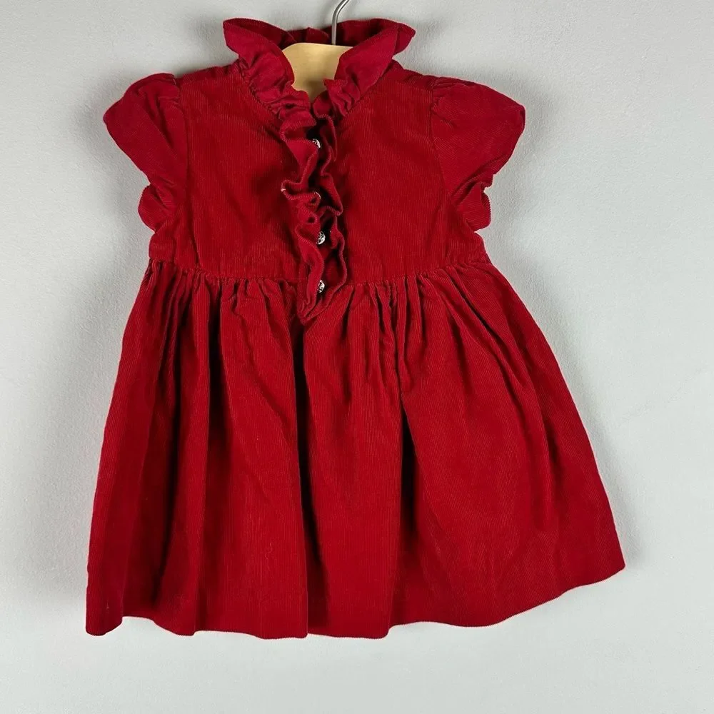 Ralph Lauren Corduroy Festive dress